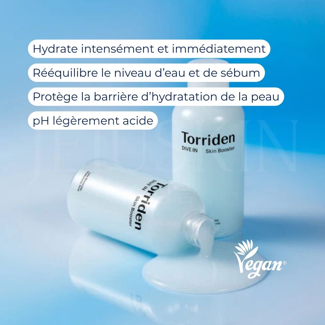 Les bienfaits du tonique booster d’hydratation à l’acide hyaluronique Dive-In de Torriden