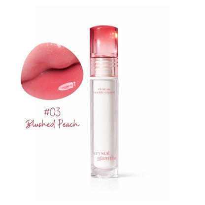 Clio encre à lèvre Crystal Glam Tint Blushed Peach 03