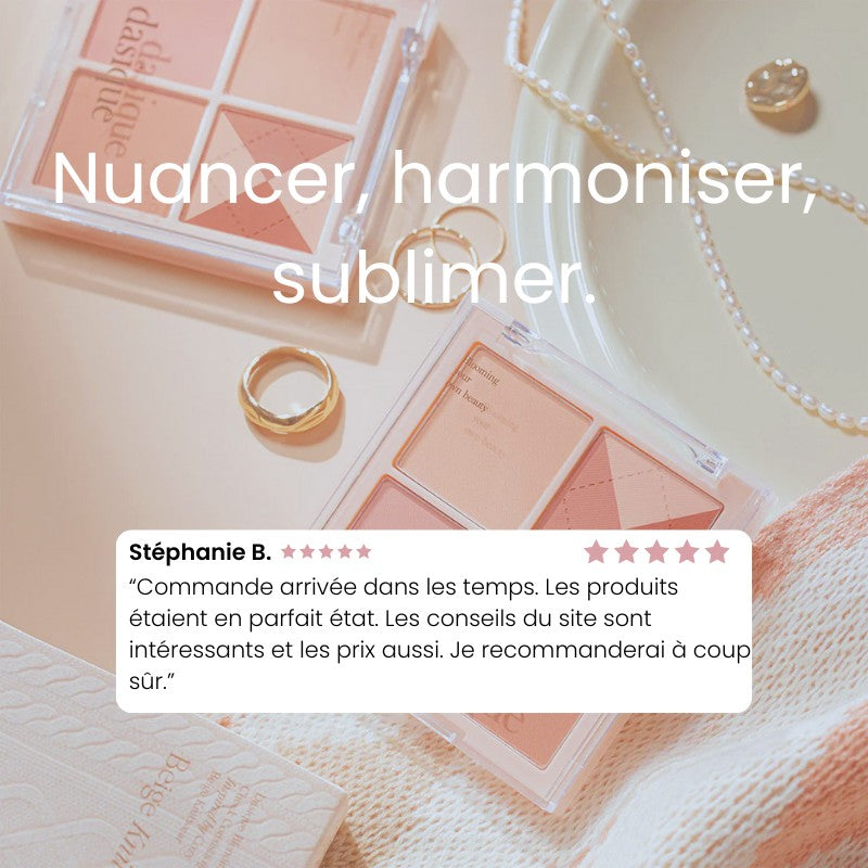 Blush Dasique application sur les joues