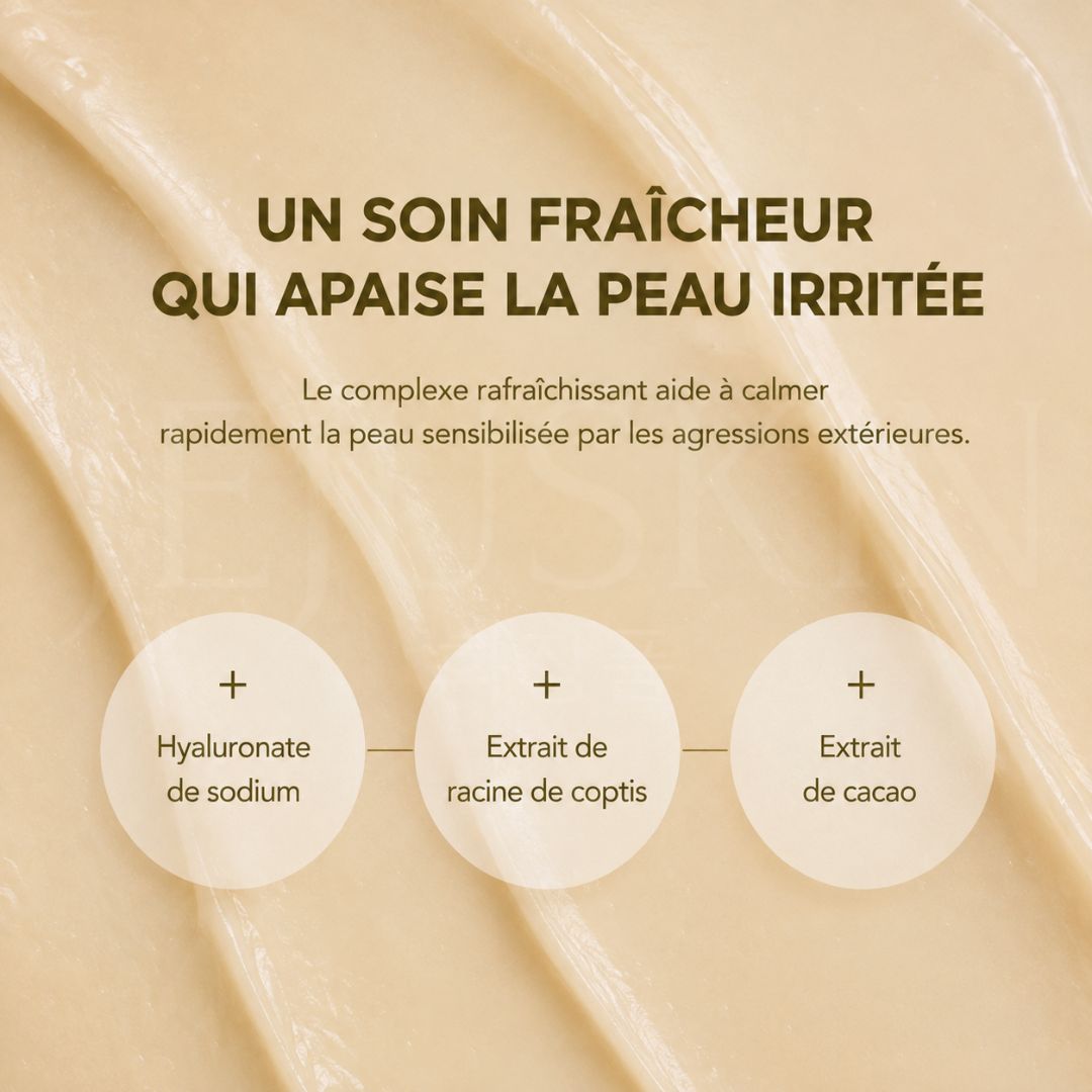 La formulation de la crème apaisante à la Centella de Madagascar de SKIN1004