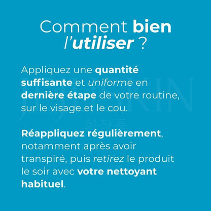 Comment bien utiliser la Bioré Essence solaire UV Aqua Rich Watery SPF 50+ 70g