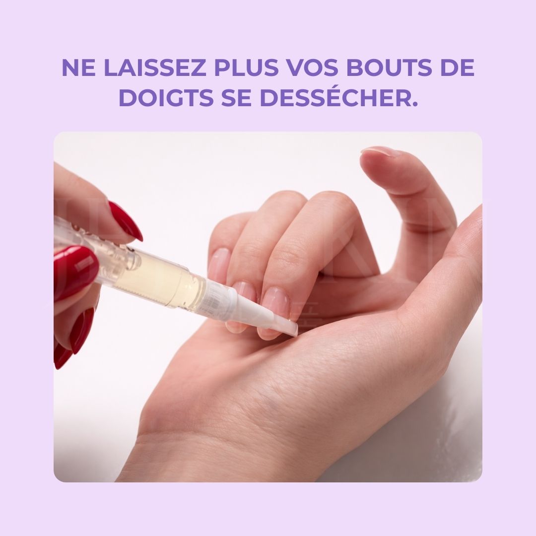 Photo avant et après l'utilisation du stylo Baren