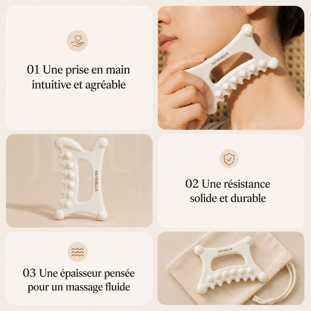 Les bienfaits du Gua Sha Heveblue
