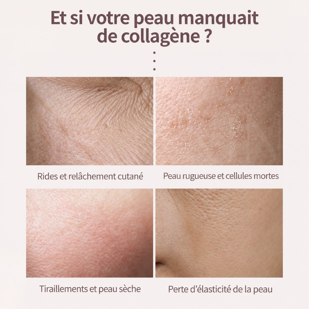 Avant après avoir utilisé le baume hydratant anti-rides Vita MQNY au collagène de Macqueen