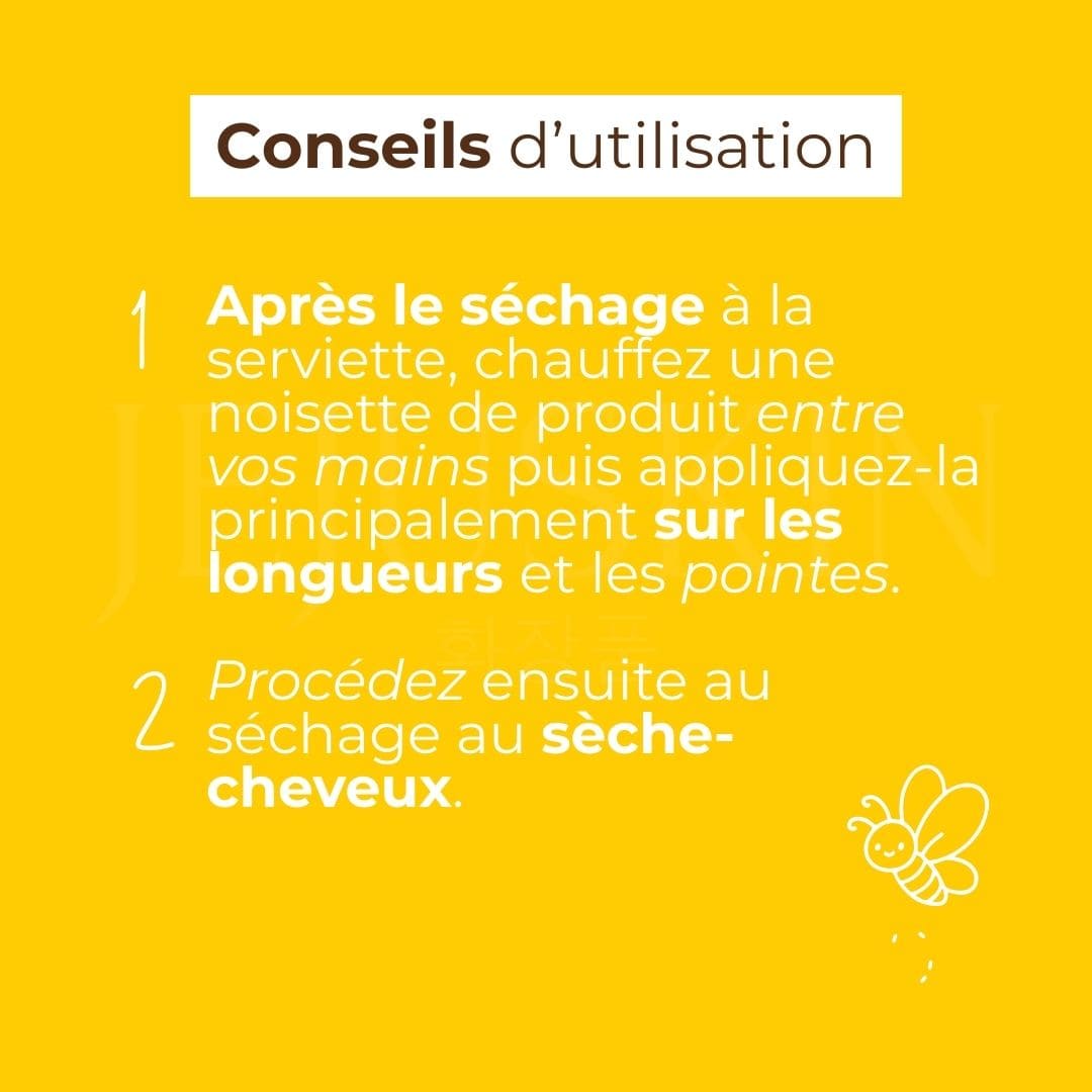 Comment utiliser l'huile capillaire nourrissante &honey