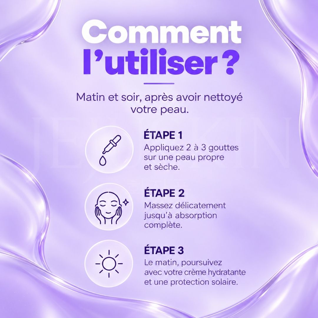 Comment utiliser le sérum anti-taches B-Boost à 1% d’acide kojique de Nineless