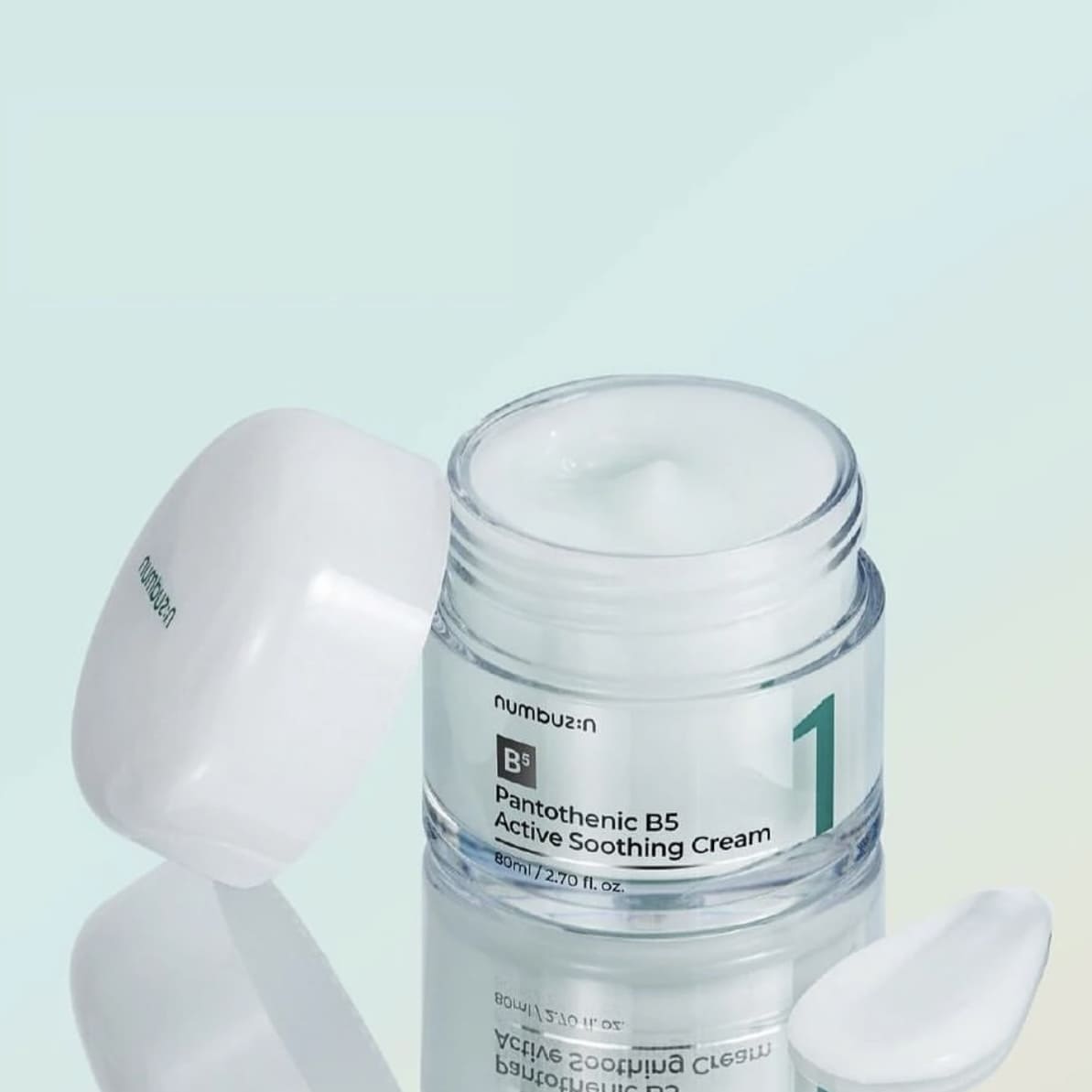 Numbuzin Crème apaisante Active No.1 à la Pro-Vitamine B5 texture