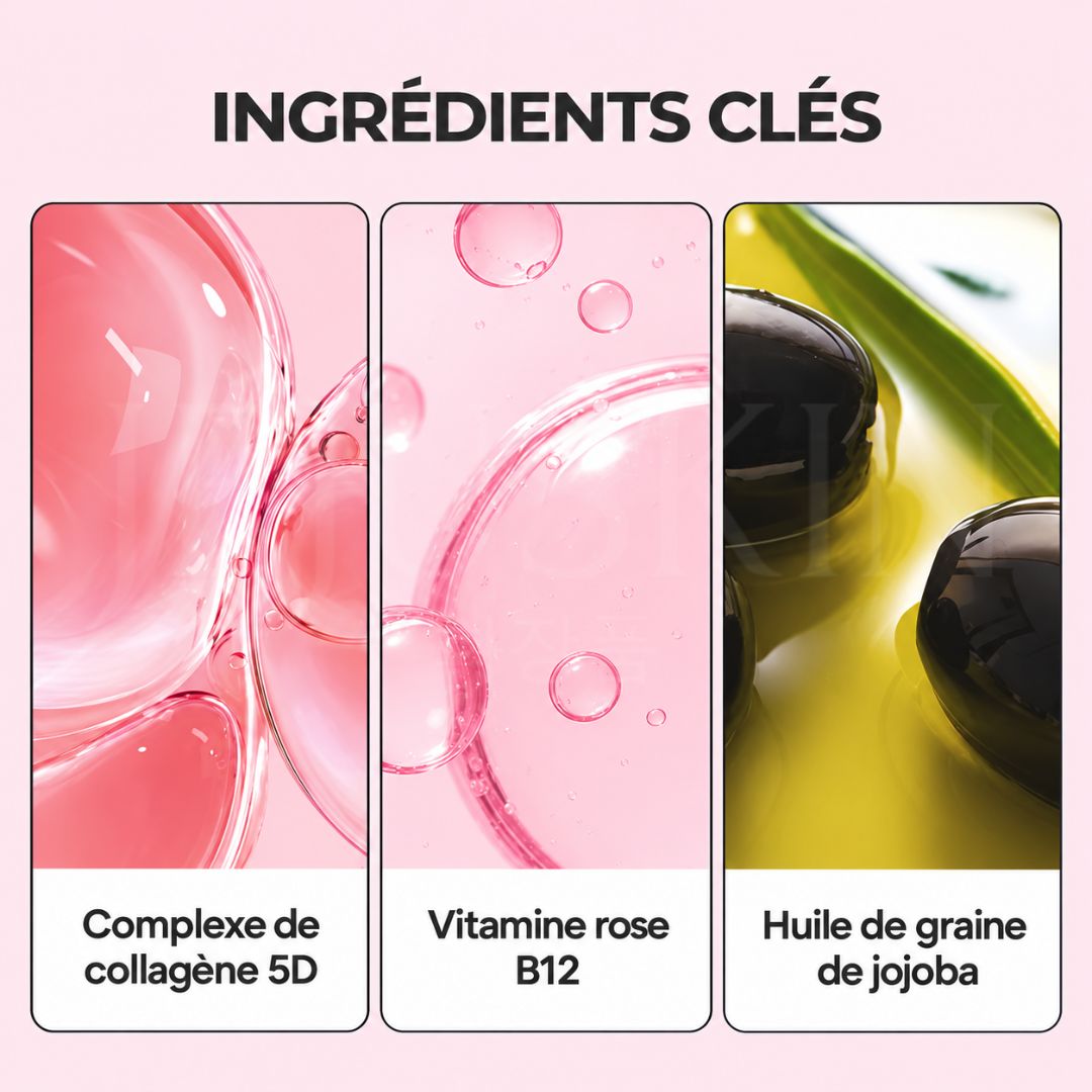Les ingrédients clés du soin repulpant pour les lèvres au collagène Cellmazing de Torriden