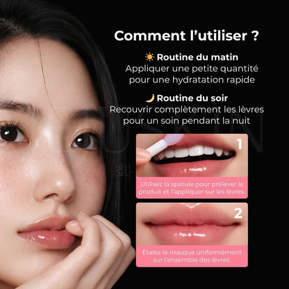 Conseils d'utilisation du baume pour les lèvres repulpant au collagène PDRN d'Abib