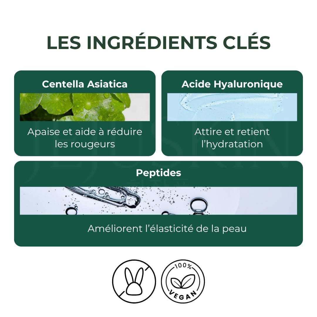 Purito SEOUL Crème apaisante pour le contour des yeux à la Centella ingrédients