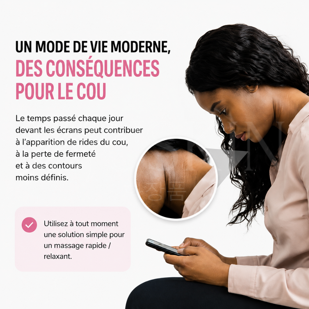 Comment la crème Gua Sha anti-rides pour le cou au PDRN et au collagène de Medicube peut aider dans la vie de tous les jours