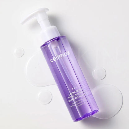 Photo de la bouteille de l'huile nettoyante au jojoba anti-points noirs Derma Nature Fresh de Celimax