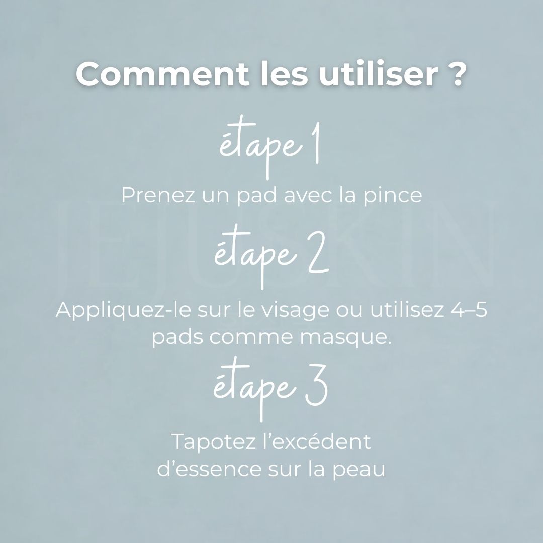 Comment utiliser les toner pads hydratants Eau Briller