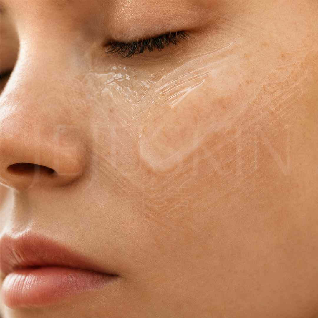 Texture du gel apaisant à l’Aloe Vera pour le visage et le corps d'Aromatica