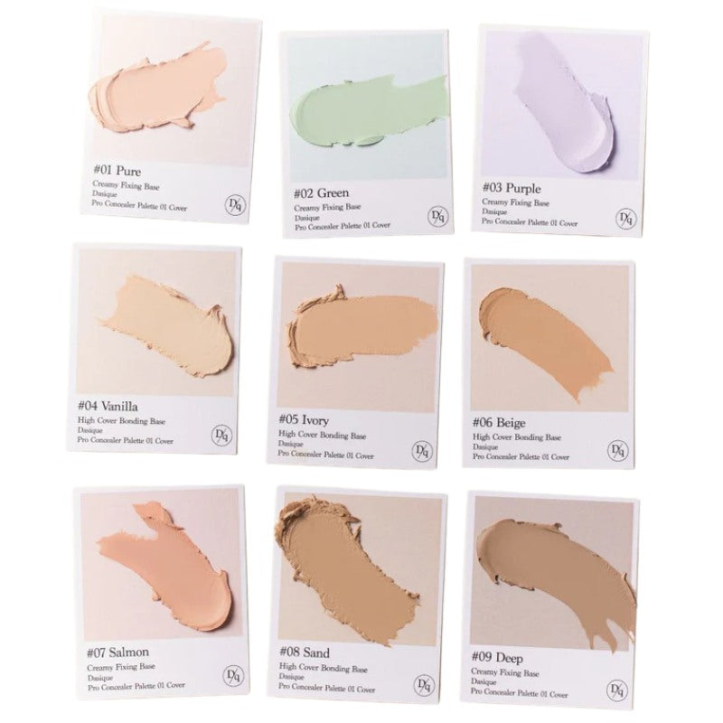 Palette correcteurs Dasique couvrance modulable