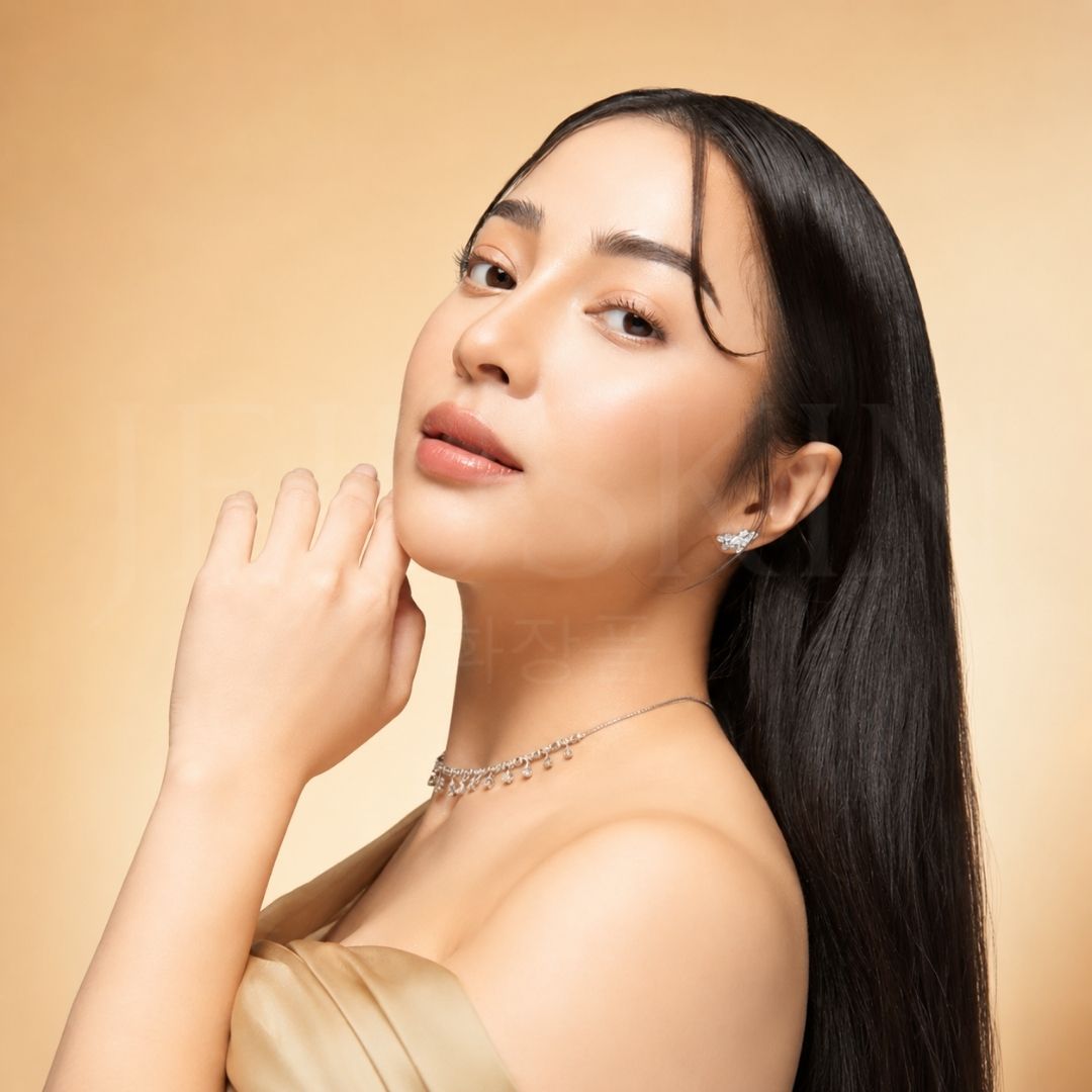 Photo d'une femme qui utilise le nettoyant visage 2-en-1 crème et huile à la truffe blanche de d'Alba