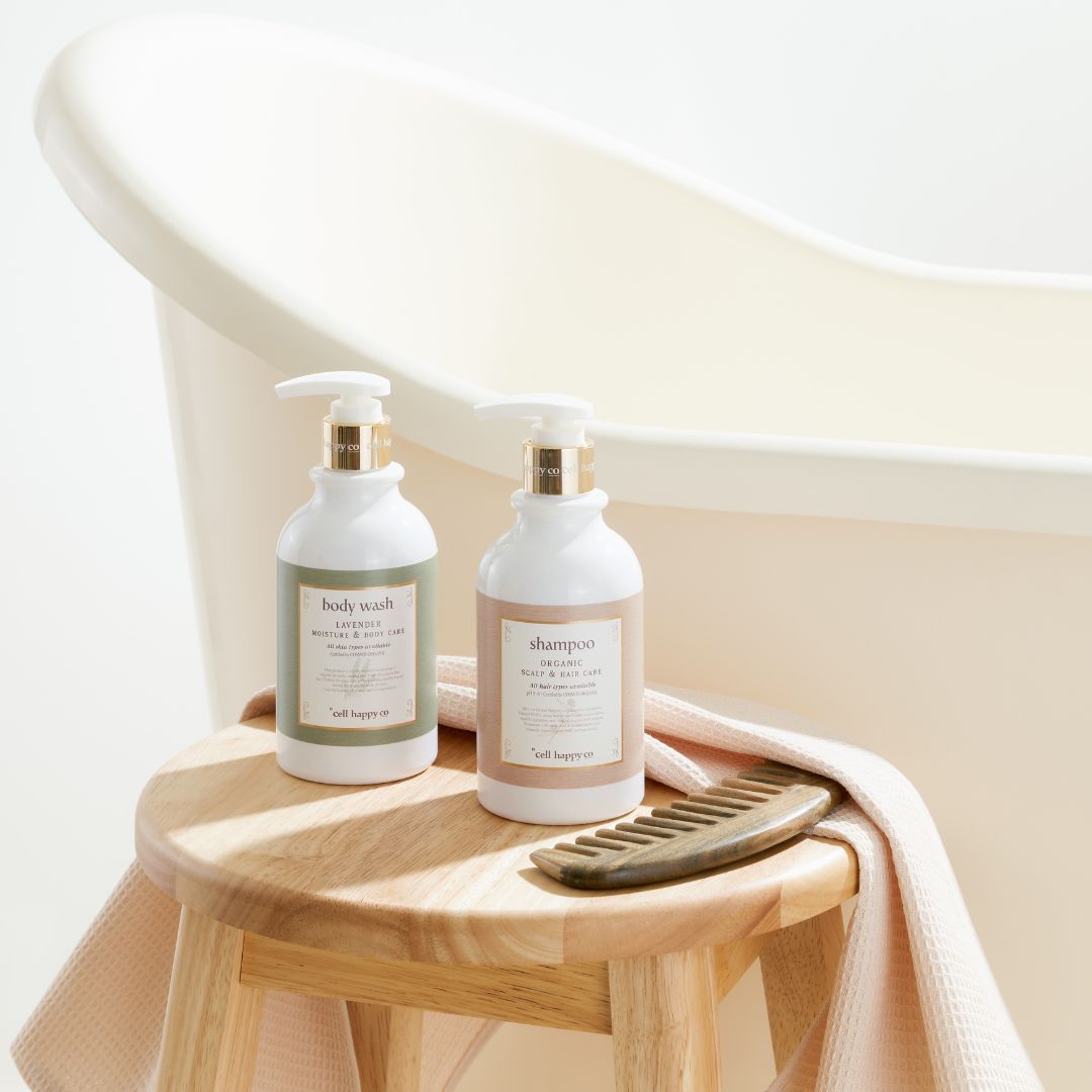 Photo du shampoing réparateur pour les cheveux et le cuir chevelu de Cell Happy Co
