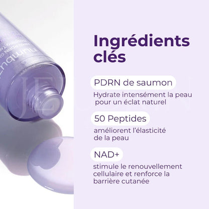 Les ingrédients clés du toner Booster d’Éclat NAD+ et PDRN No.9 de Numbuzin