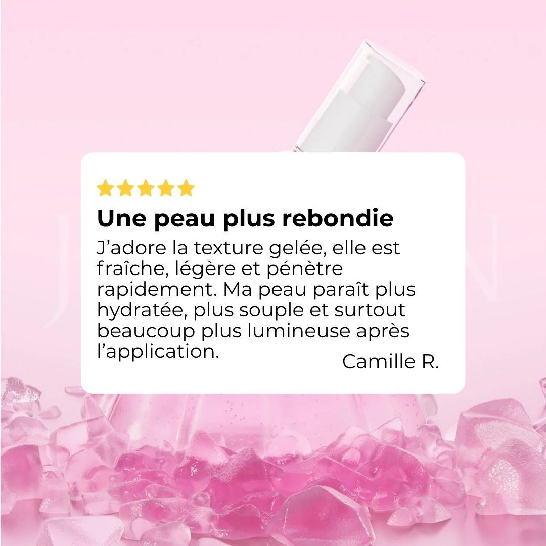 Avis sur le sérum gelée repulpant au PDRN et collagène de Medicube