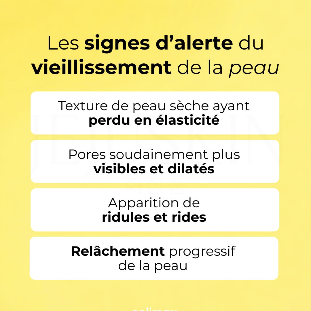 Quels sont les signes du vieillissement de la peau ?
