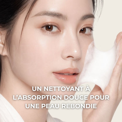 Nettoyant et masque 2-en-1 éclat à l’eau de riz de Mizon