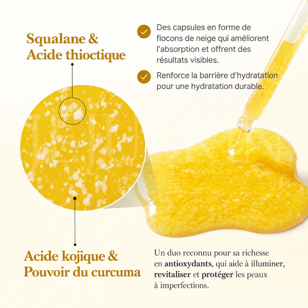 L'acide Kojique du sérum anti-taches à l’acide kojique, curcuma et niacinamide de Medicube
