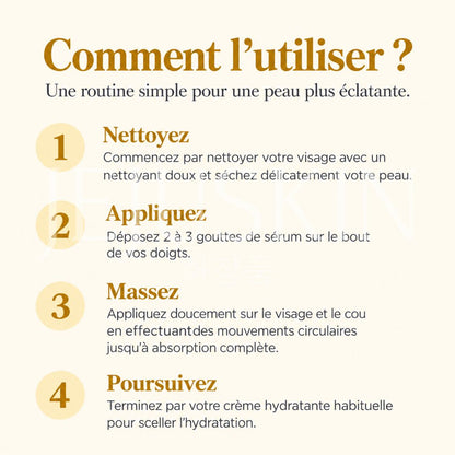Comment utiliser le sérum anti-taches à l’acide kojique, curcuma et niacinamide de Medicube