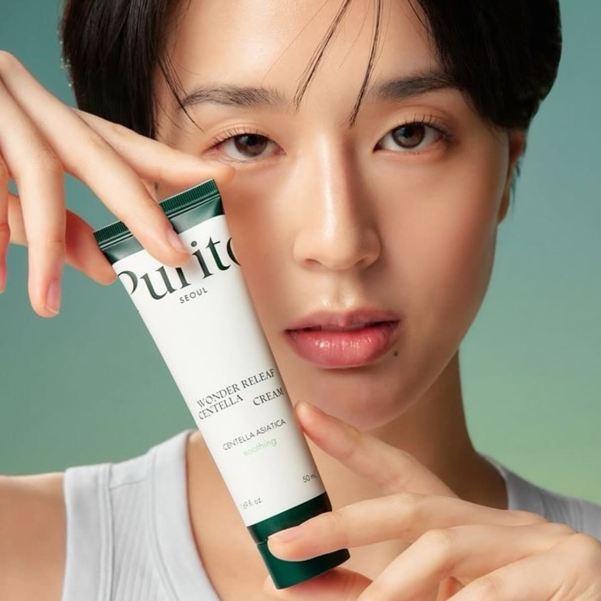 Purito SEOUL Crème hydratante sans parfum à la Centella Asiatic avec femme