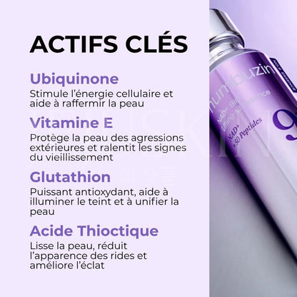 Les actifs clés de l'essence No9 anti-âge de Numbuzin