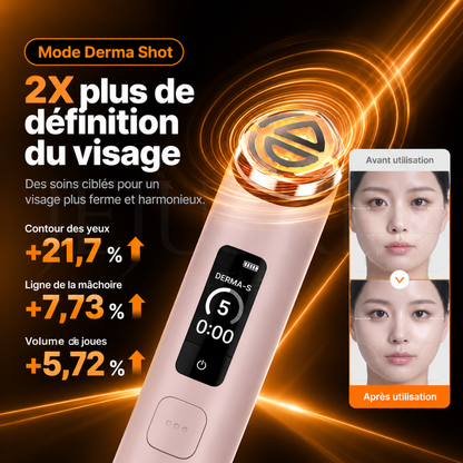Le mode derma shot de l'appareil Age-R Booster Pro X2 de Medicube