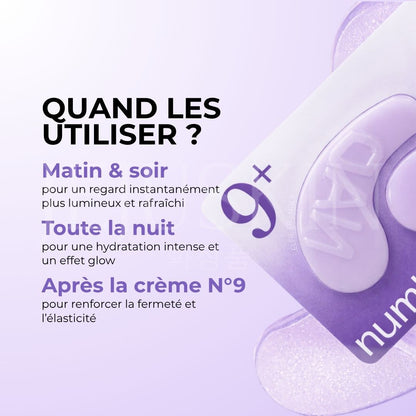 Quand utiliser les patchs contour des yeux revitalisants NAD+