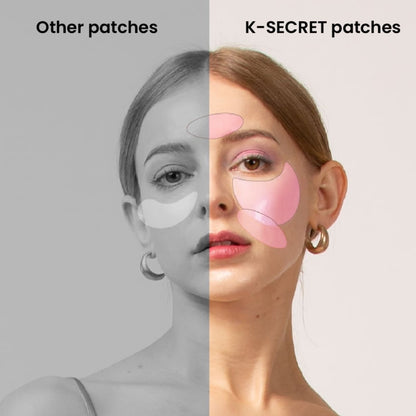 K-Secret Patchs de gel régénérants pour les yeux au retinol photo avec une femme