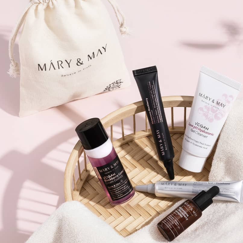 Mary&May - Kit de voyage soins intenses et hydratants