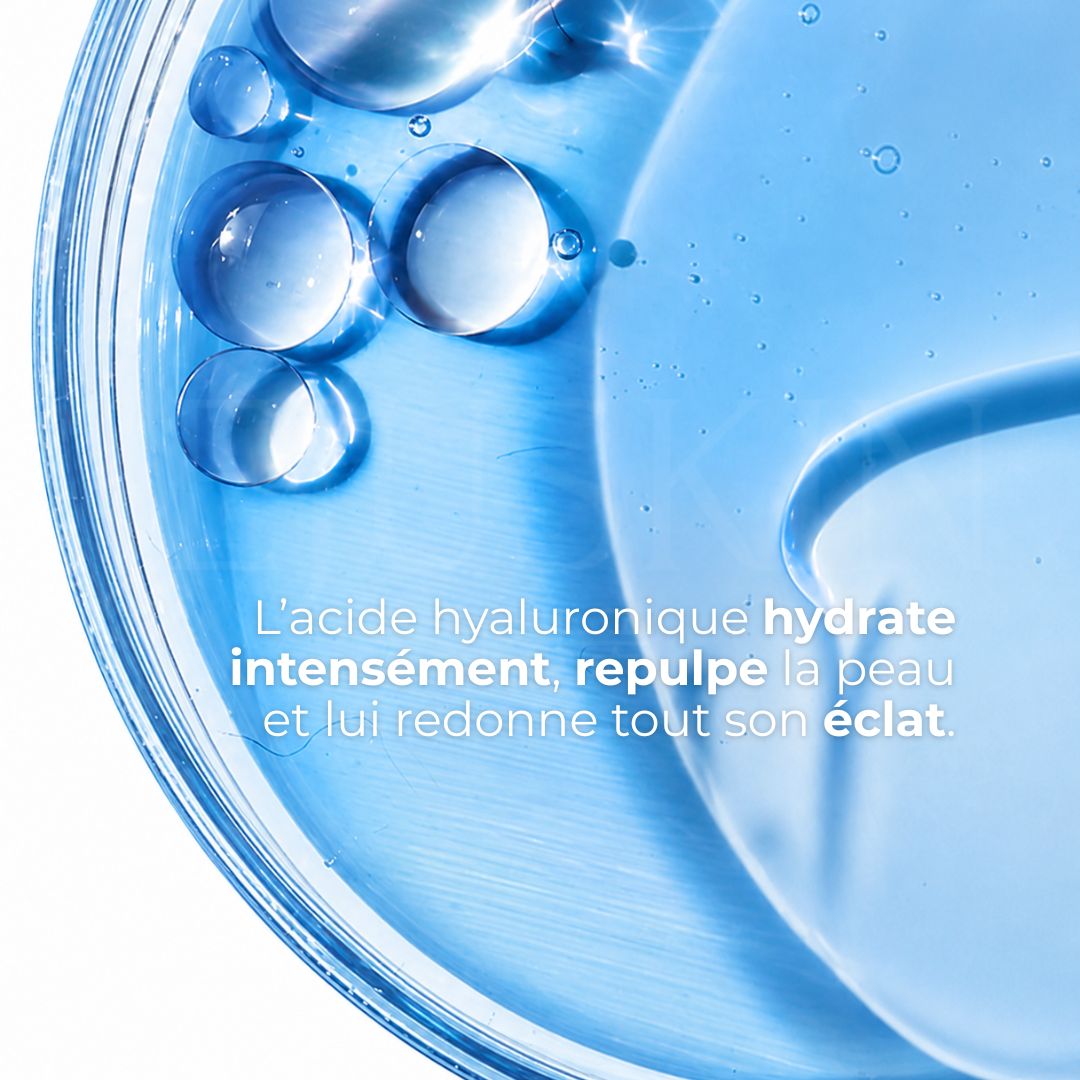 L'acide hyaluronique de la crème capsule hydratante à l’acide hyaluronique de Medicube