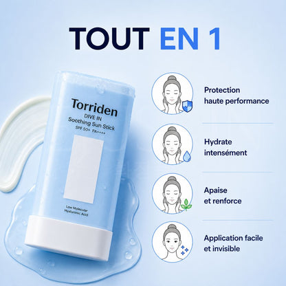 Les bénéfices du stick solaire apaisant et hydratant Dive-In