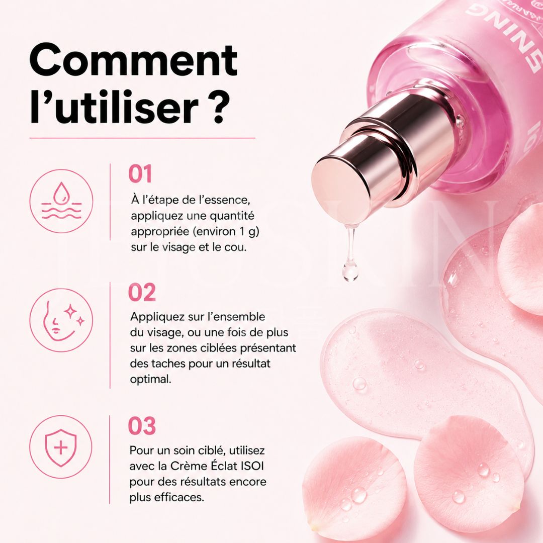 Comment utiliser le sérum anti-imperfections et tâches d'Isoi