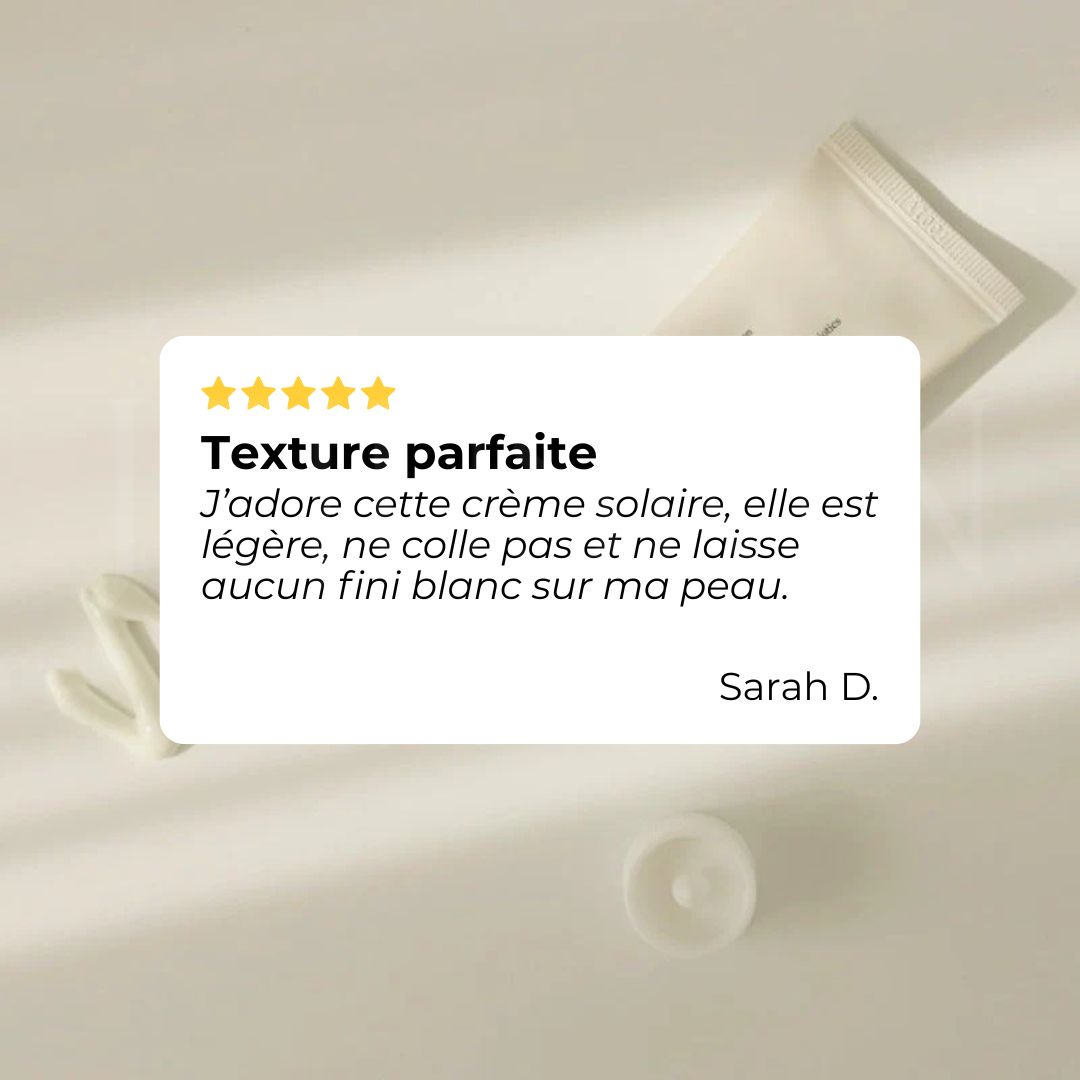 Avis sur la crème solaire de beauty of joseon relief sun riz + probiotiques