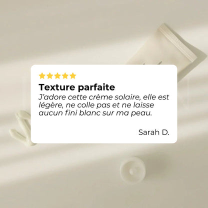 Avis sur la crème solaire de beauty of joseon relief sun riz + probiotiques