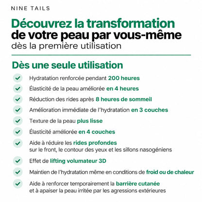 Les bénéfices de la crème anti-âge raffermissante et régénérante de Nine Tails