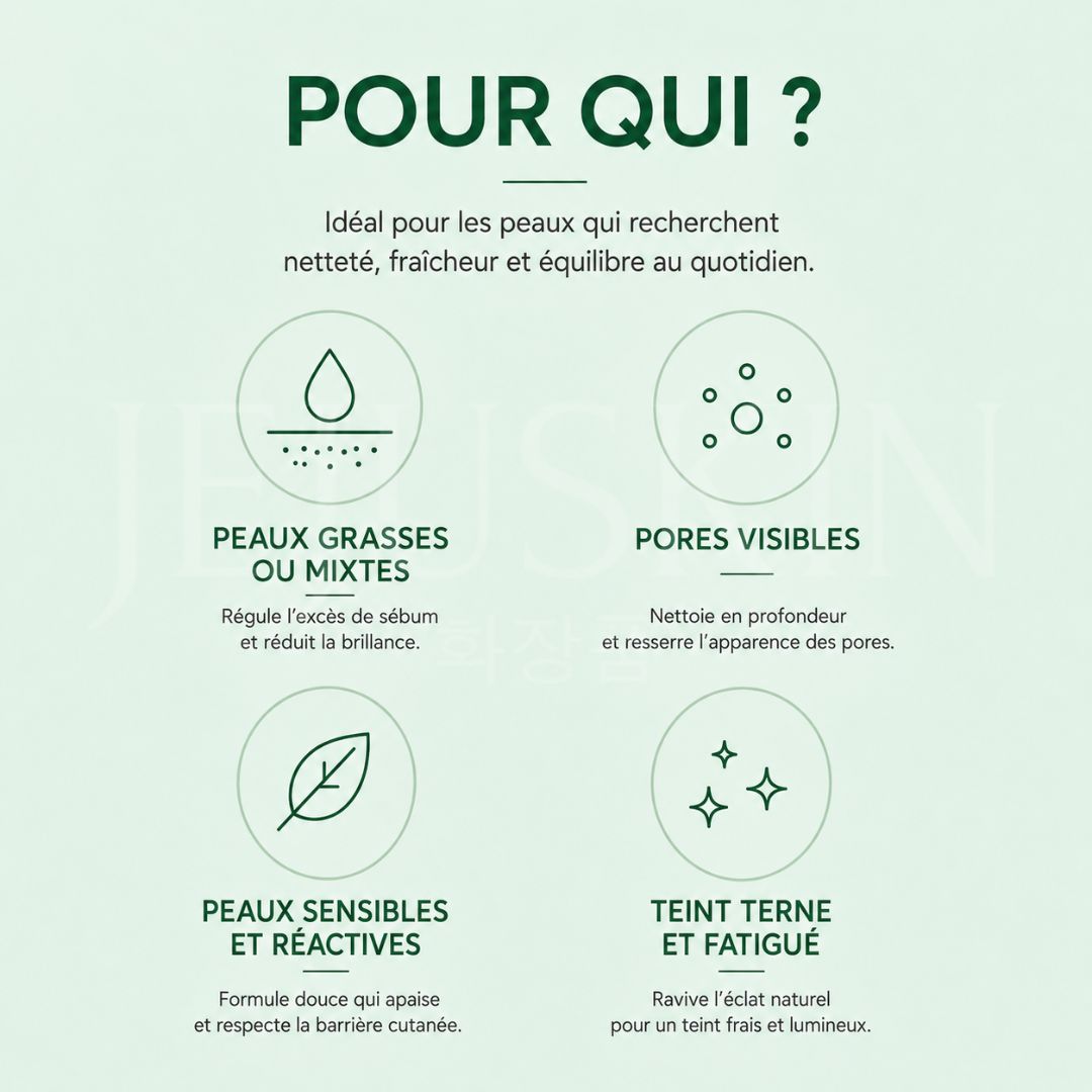 Pour qui est fait le nettoyant moussant 30 secondes pour des pores nets de Menokin