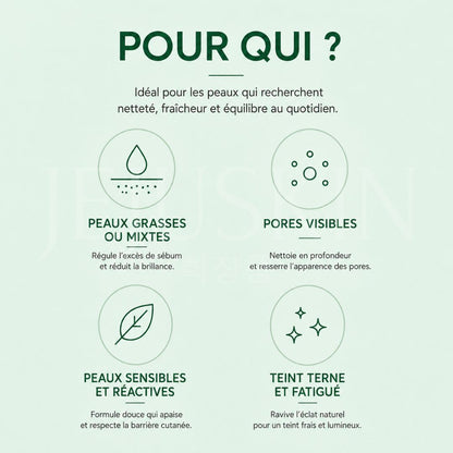 Pour qui est fait le nettoyant moussant 30 secondes pour des pores nets de Menokin