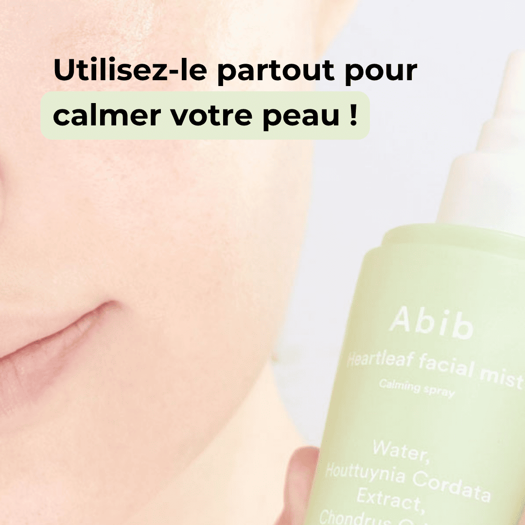 Abib spray calmant à l’Heartleaf bénéfice