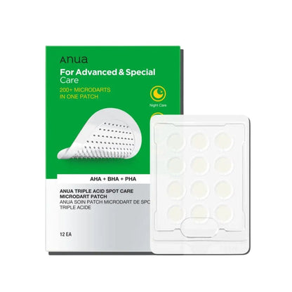 Anua Patchs anti-imperfections micro-aiguilles 12 patchs