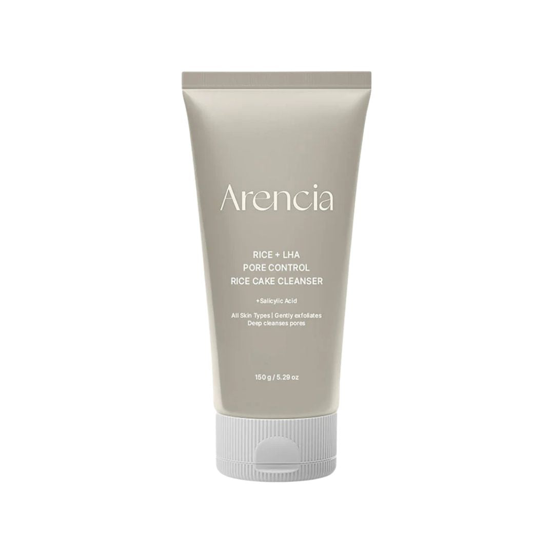 Arencia - Nettoyant purifiant pour les pores et le grain de peau, riz + LHA - 150g