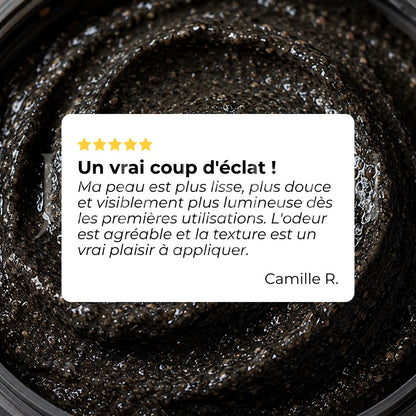Avis sur le gommage exfoliant Fresh Cloud pour le corps et le cuir chevelu au thé noir et yuzu