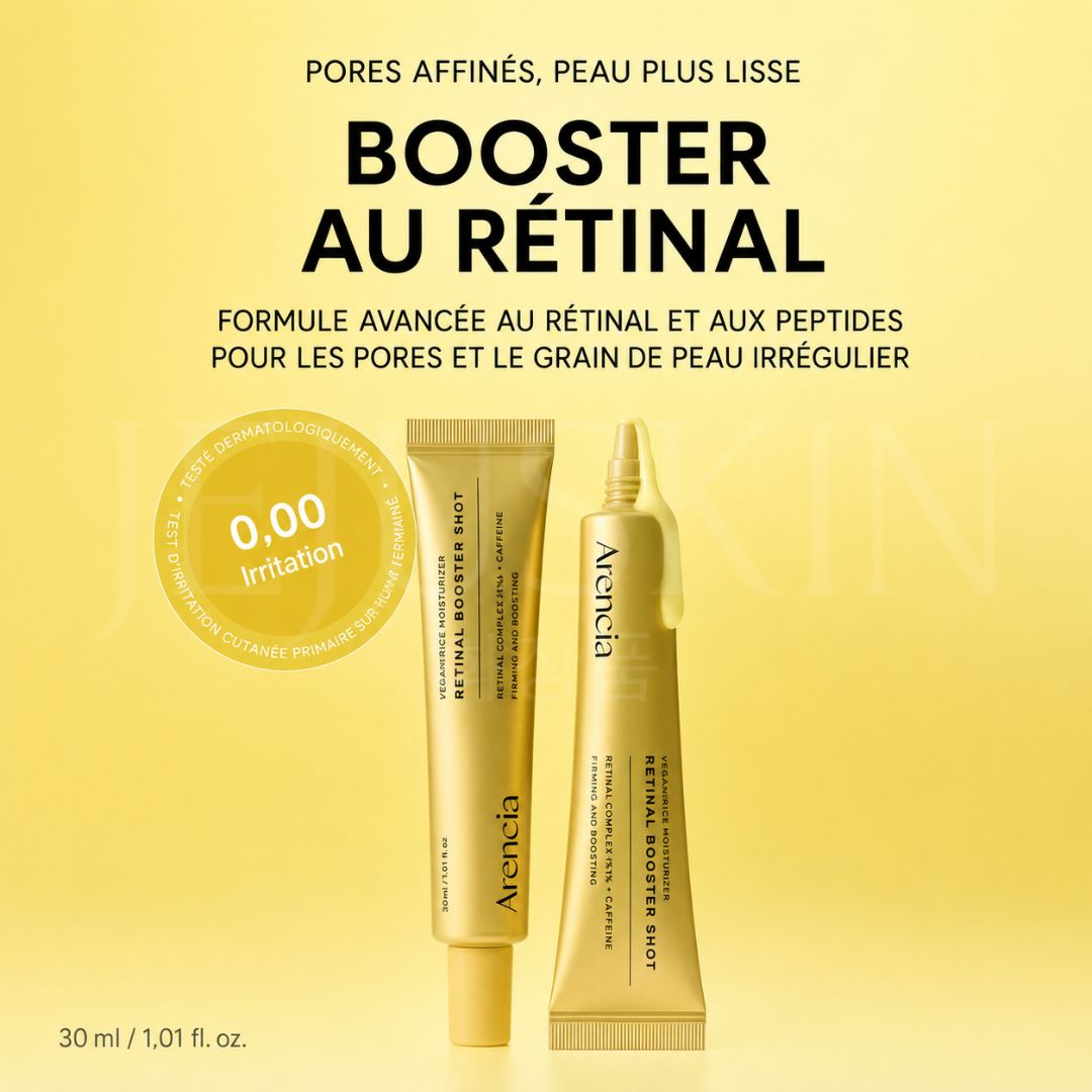 Arencia Sérum booster anti-âge concentré au rétinal peau plus lisse