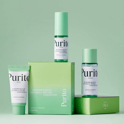 Purito SEOUL - Mini kit Wonder Releaf à la Centella sans parfum