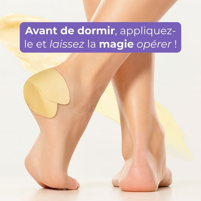 Baren Patchs de nuit réparateurs pour les talons au beurre de karité bénéfice