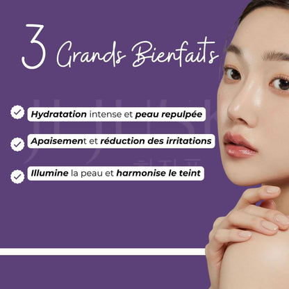 Be-Hope - Masque végan apaisant et hydratant pour une peau lumineuse 3 grandsbienfaits