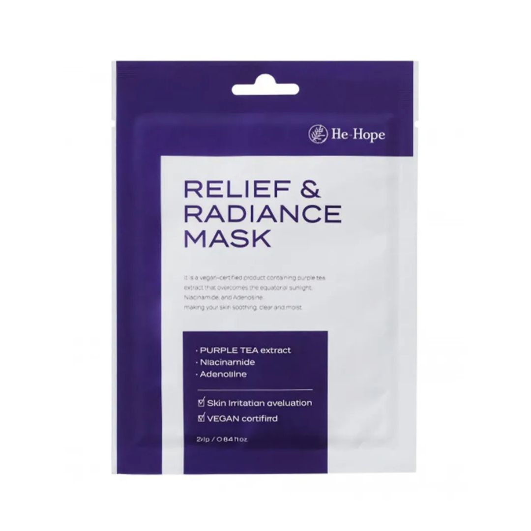 Be-Hope masque végan apaisant et hydratant pour une peau lumineuse